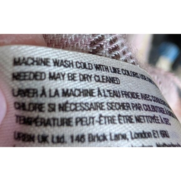 Intimately‎ Free People Fallin For Flannel Plaid Lounge Grunge Boho Shirt XS - Picture 8 of 10